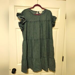 3X Oddy Denim Dress